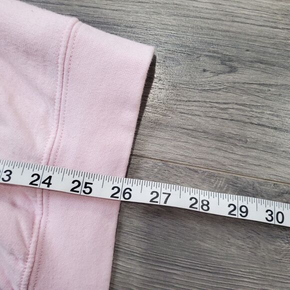 Taylor Swift Sweatshirt Folklore Album Size M Pink Crewneck Watercolor - Picture 5 of 13